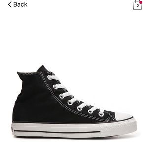 Black hi top converse